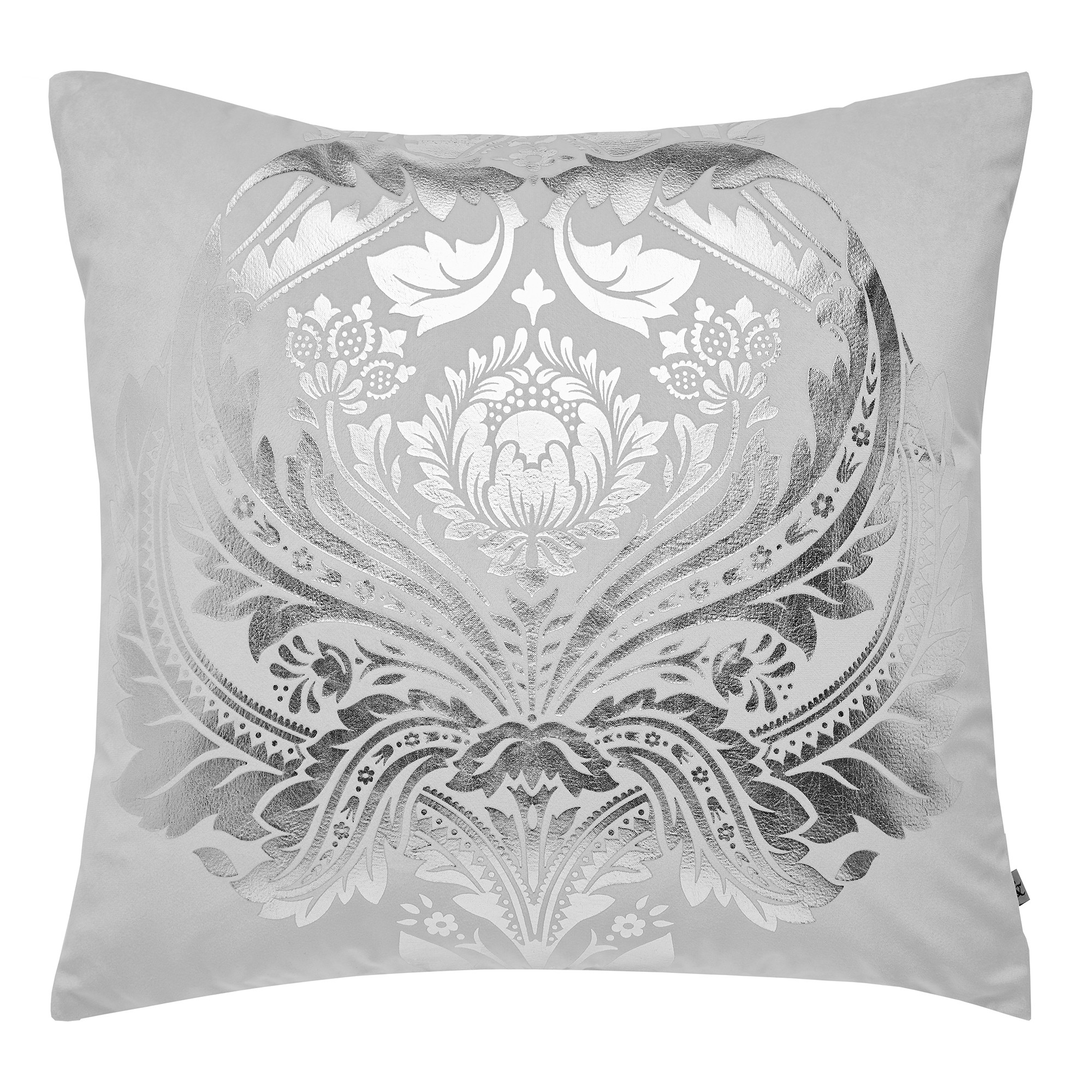 Desire Cushion By Graham Brown In Silver Grey